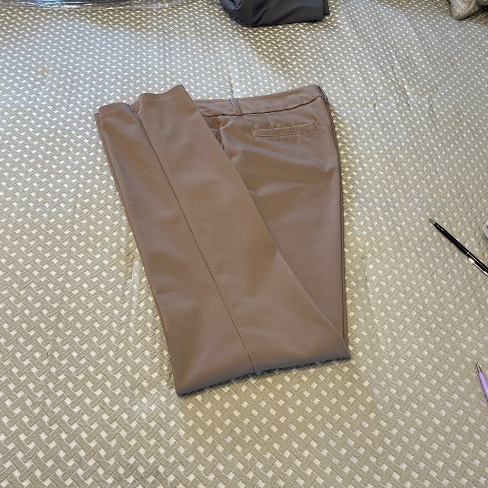 Women’s Lee Mid Rise Tan Pants Size 12 Long
